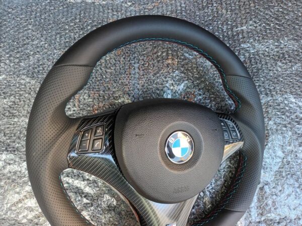 BMW E90 E91 E92 E93 E81 E82 E87 E88 M3 M TUNING VOLANT CUIR NOUVEAU - Image 4