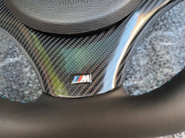 BMW E90 E91 E92 E93 E81 E82 E87 E88 M3 M TUNING VOLANT CUIR NOUVEAU - Image 7